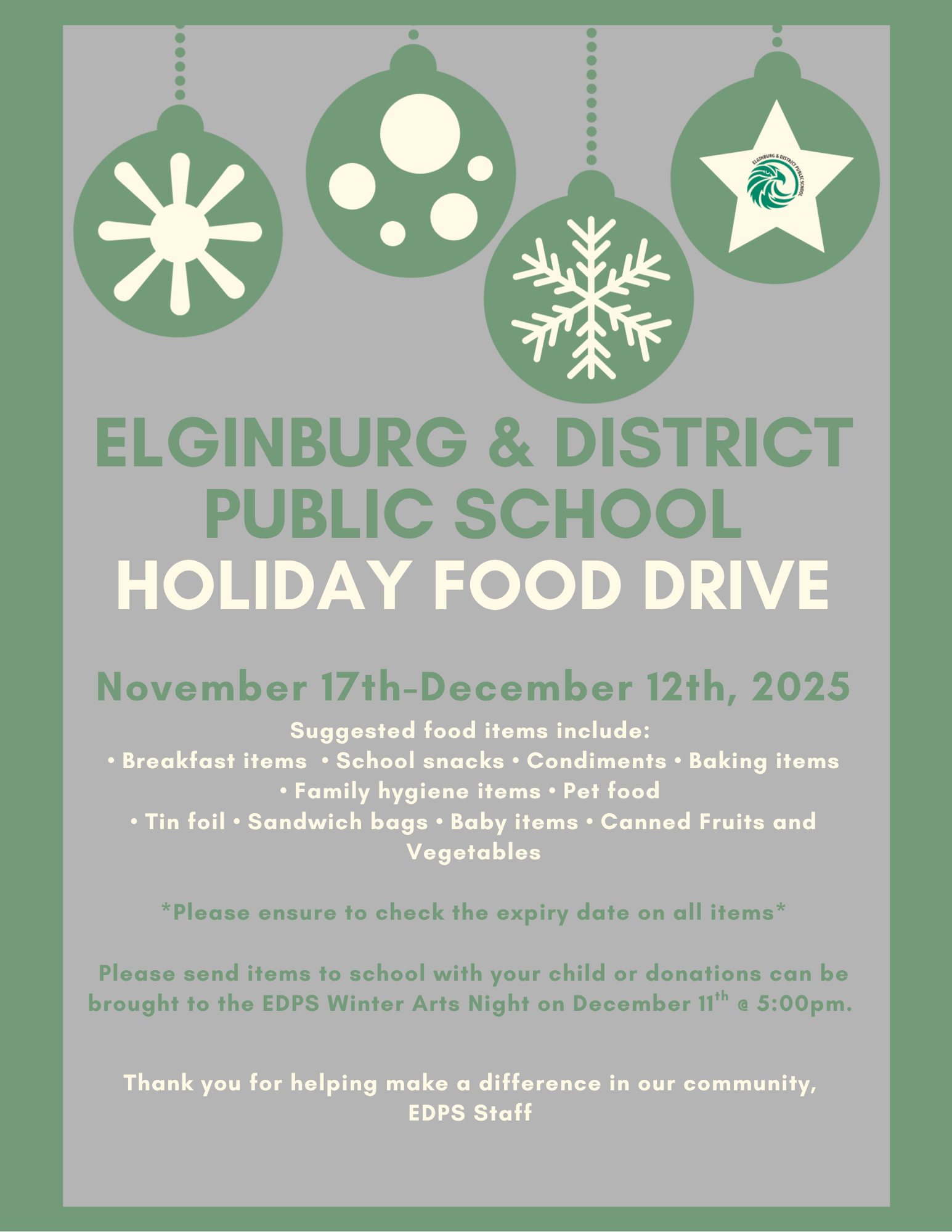 HolidayFoodDrive
